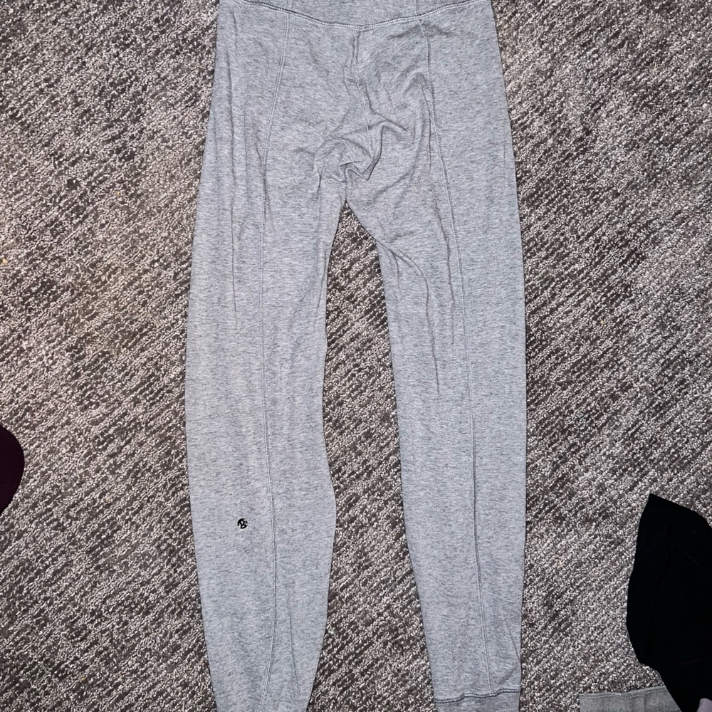 Grey Lululemon light knit joggers